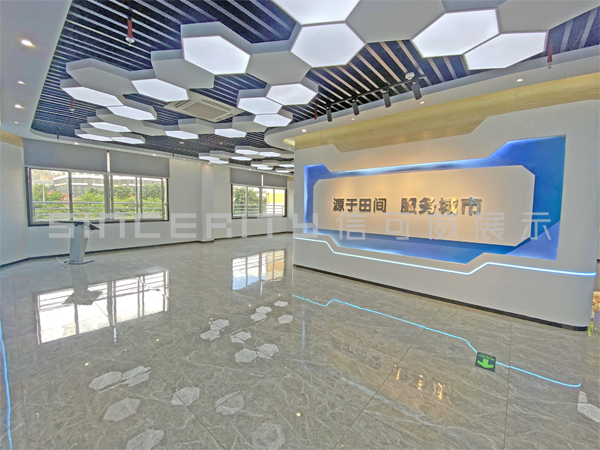 唯綠展廳設(shè)計(jì)現(xiàn)場(chǎng)圖