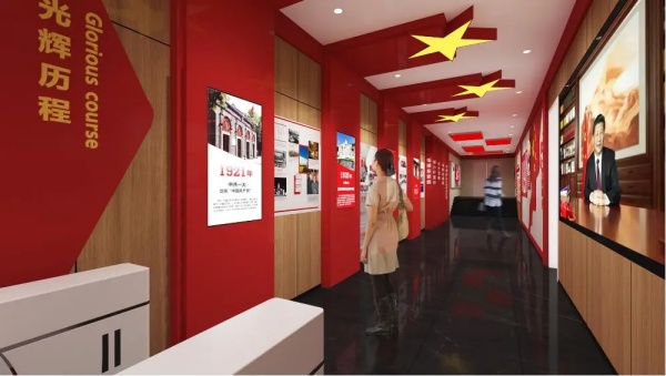紅色展廳設(shè)計(jì)