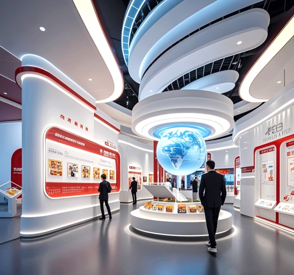 食品企業(yè)展廳設(shè)計