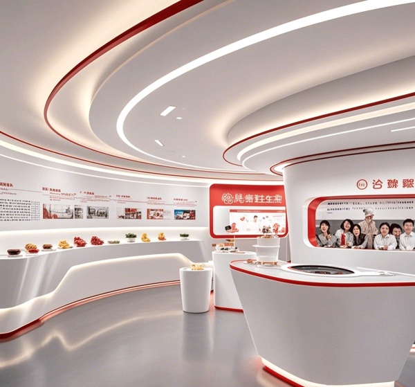 食品企業(yè)展廳設(shè)計